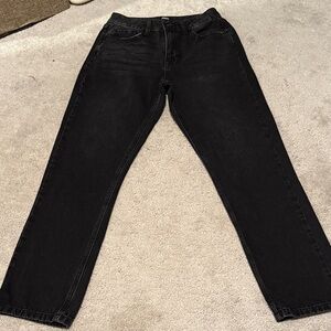 Just Black Women’s Jet Black Straight Jeans